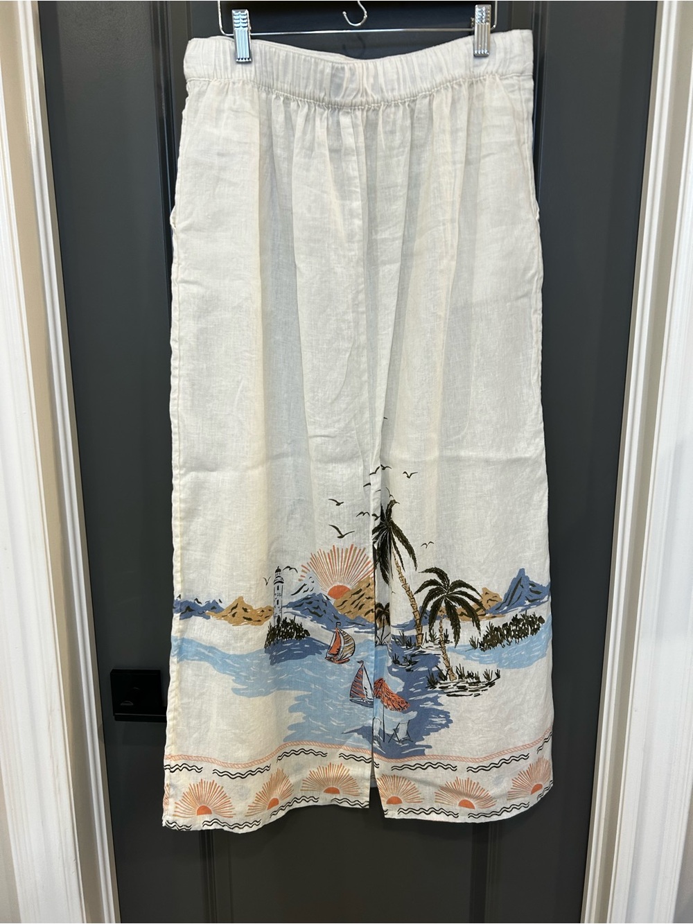 Cynthia Rowley Linen Maxi Skirt - Picture 2 of 5